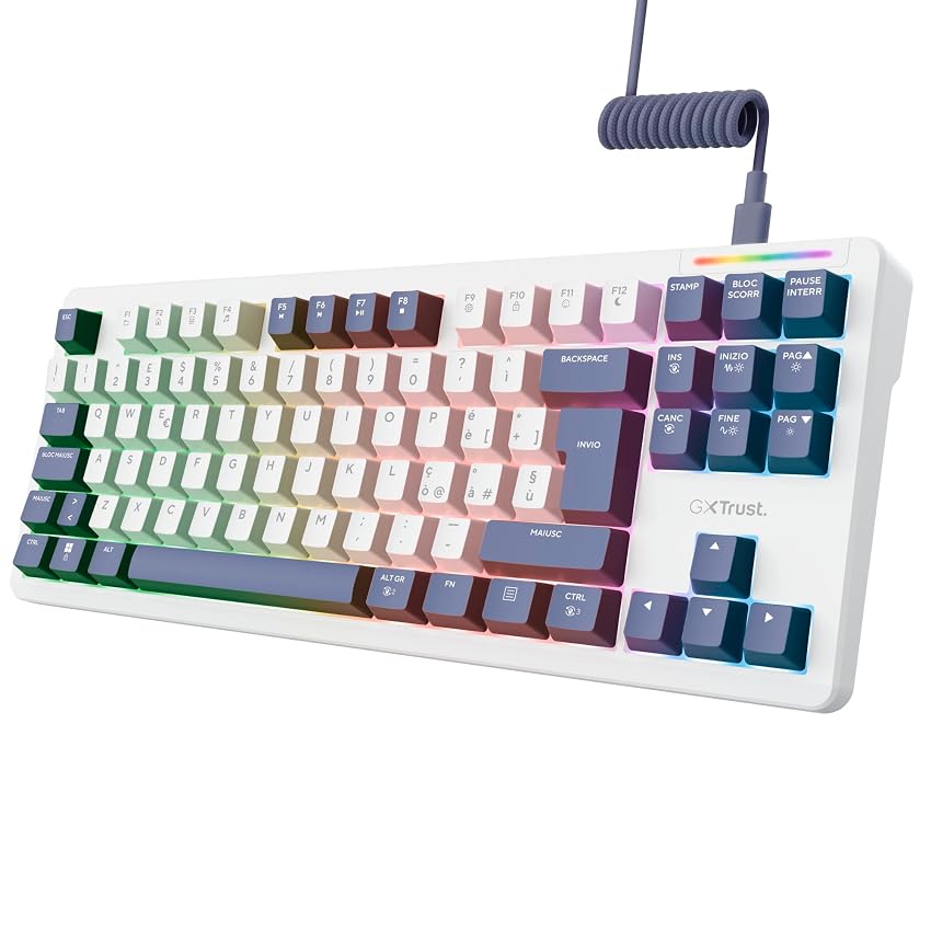 GXTrust Xyra Tastiera Meccanica Gasket TKL Italiano QWERTY Creamy