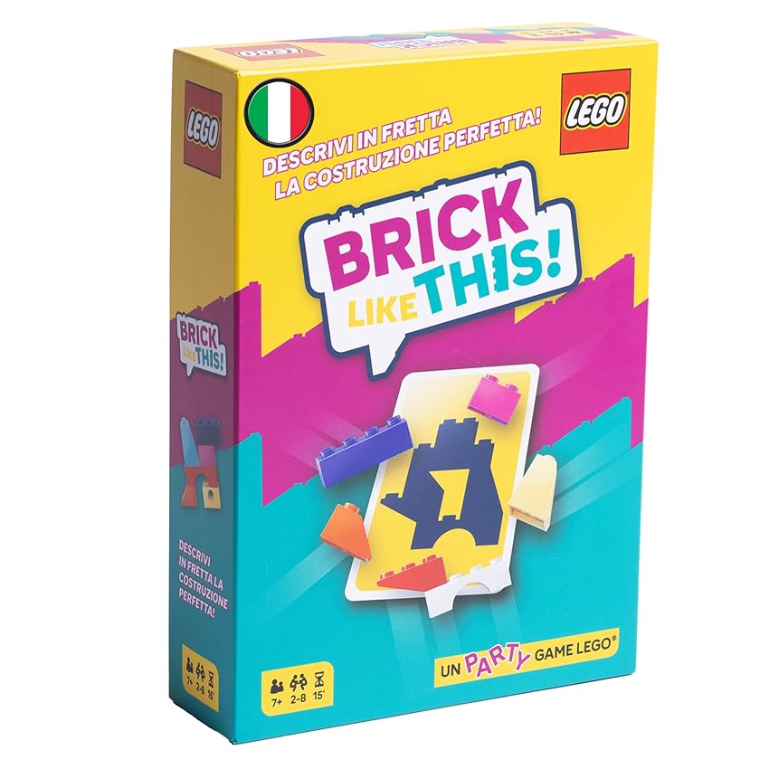 Asmodee – BRICK LIKE THIS – Gioco da Tavolo di Costruzioni