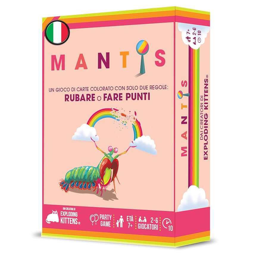Asmodee – MANTIS – Divertente e Colorato Party Game Asmodee – MANTIS – Divertente e Colorato Party Game