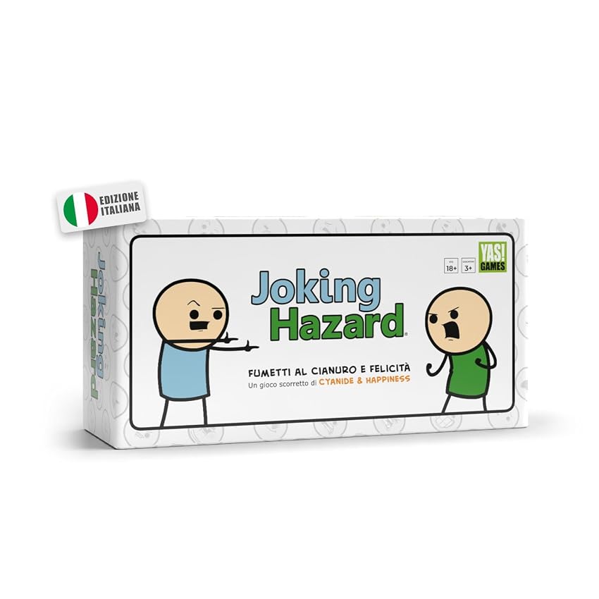 Yas Games- Joking Hazard - L'Unico in Italiano - Per Giocatori dai 18 anni in su Yas Games- Joking Hazard - L'Unico in Italiano - Per Giocatori dai 18 anni in su