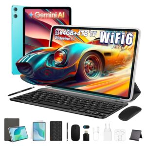 TECLAST P33 Tablet 10" 2GHz Android15 64GB+4TB WiFi6 BT5.4 con 10 Accessori