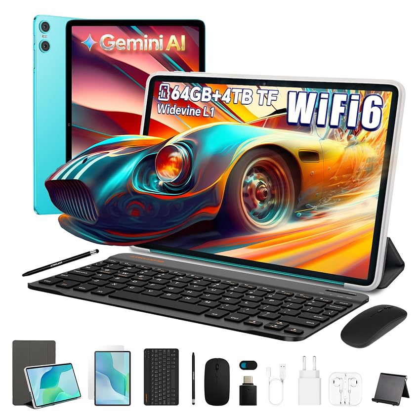 TECLAST P33 Tablet 10" 2GHz Android15 64GB+4TB WiFi6 BT5.4 con 10 Accessori TECLAST P33 Tablet 10" 2GHz Android15 64GB+4TB WiFi6 BT5.4 con 10 Accessori