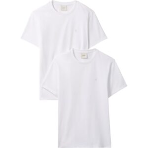 Calvin Klein Uomo T-Shirt Maniche Corte Confezione da 2 Stretch Cotton Slim con Scollo Rotondo