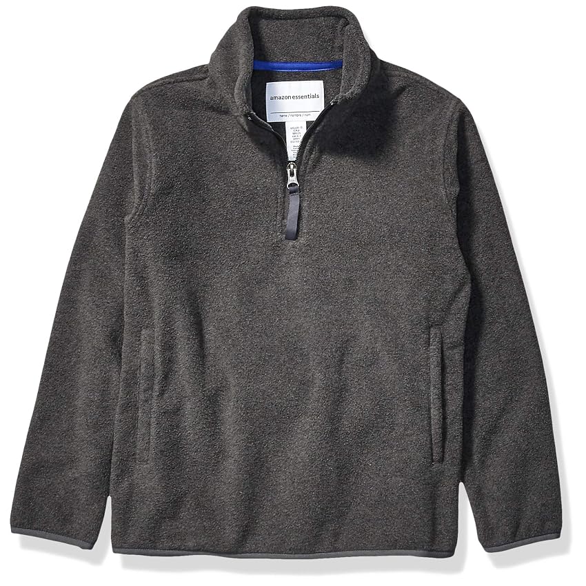 Amazon Essentials Giacca Invernale Modello Pullover con Zip Corta in Pile Bambini e Ragazzi Amazon Essentials Giacca Invernale Modello Pullover con Zip Corta in Pile Bambini e Ragazzi