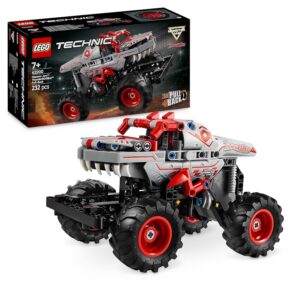 LEGO Technic Monster Jam ThunderROARus Pull-Back Truck Toy - Vehicle Building Set