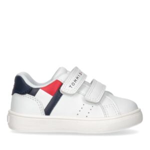 Tommy Hilfiger Scarpe Basse con Doppio Velcro per Bambini