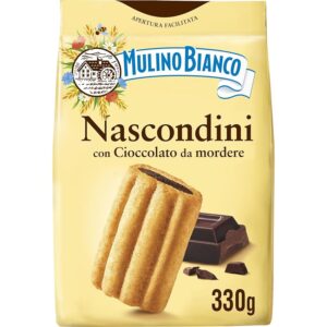 Mulino Bianco Biscotti Frollini Nascondini con Cioccolato da Mordere