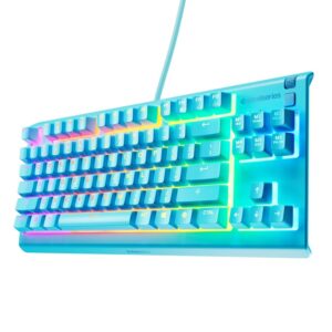 SteelSeries Apex 3 TKL - Tastiera Gaming Aqua - Fattore di forma compatto senza tastierino