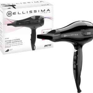 IMETEC BELLISSIMA ASCIUGACAPELLI PROFESSIONALE S9 2200WATT CAPELLI LISCI E MOSSI