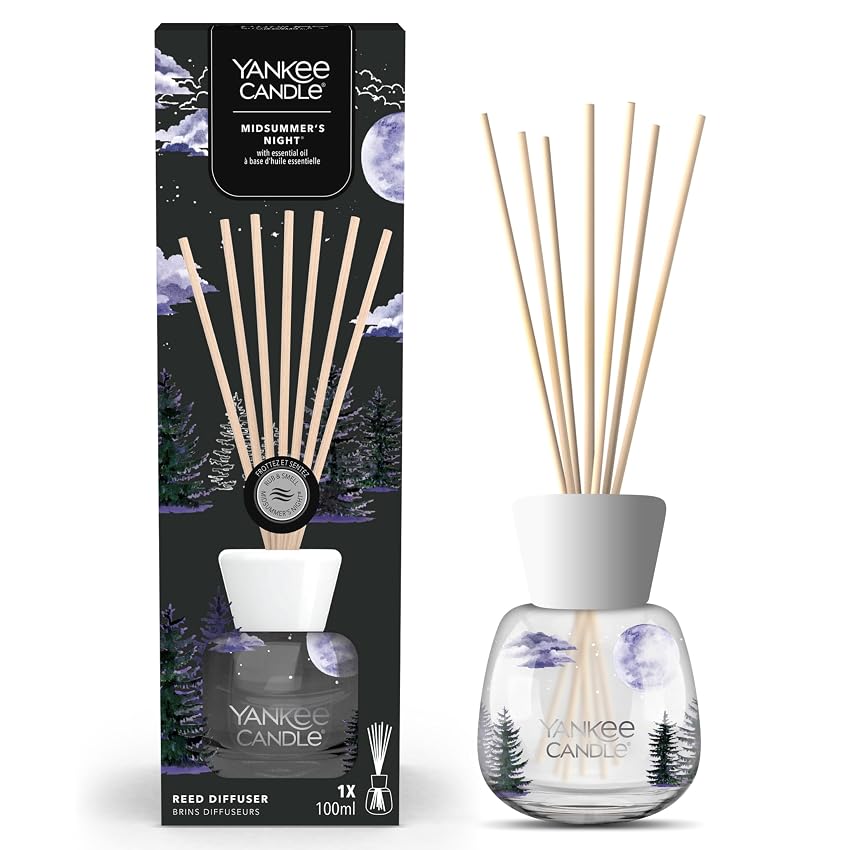 Yankee Candle Signature Diffusore a bastoncini | Midsummer's Night | 100 ml | Fino Yankee Candle Signature Diffusore a bastoncini | Midsummer's Night | 100 ml | Fino