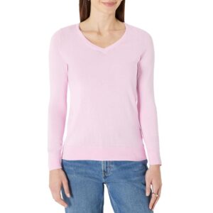 Amazon Essentials Maglione Leggero con Scollo a V Maniche Lunghe Donna