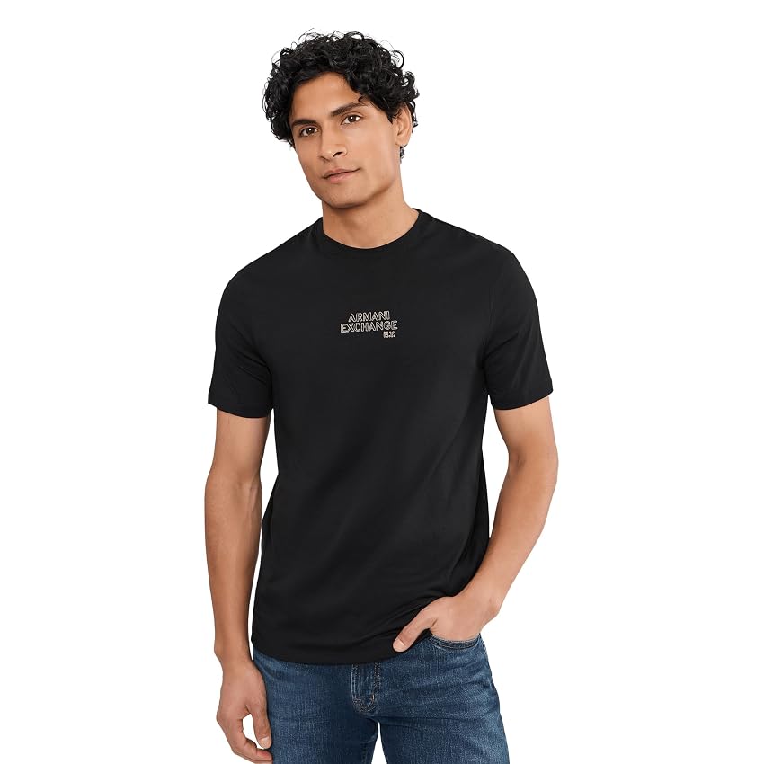 Armani Exchange Maglietta da Uomo One Block up