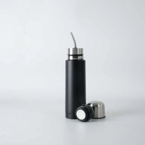 Borraccia Termica D5 per Yerba Mate con Cannuccia Integrata in Acciaio Inossidabile