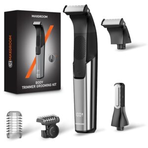 MAXGROOM Rasoio Elettrico Corpo Uomo Impermeabile IPX6