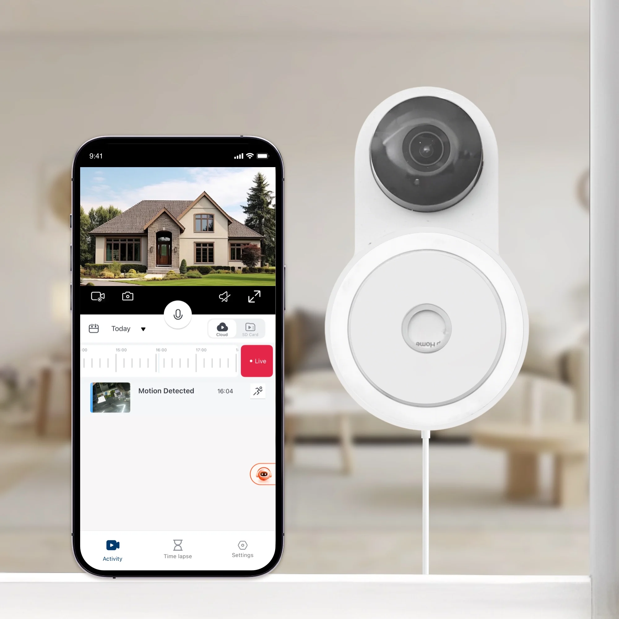 Telecamera Smart per Finestre 2K YI Pro 2.4GHz WiFi