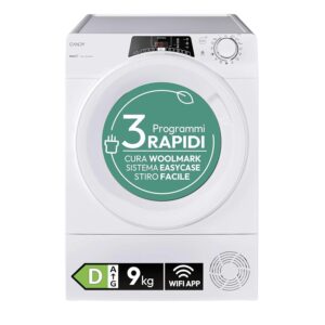 Candy Rapid&ograve; Asciugatrice a Pompa di Calore 9 Kg