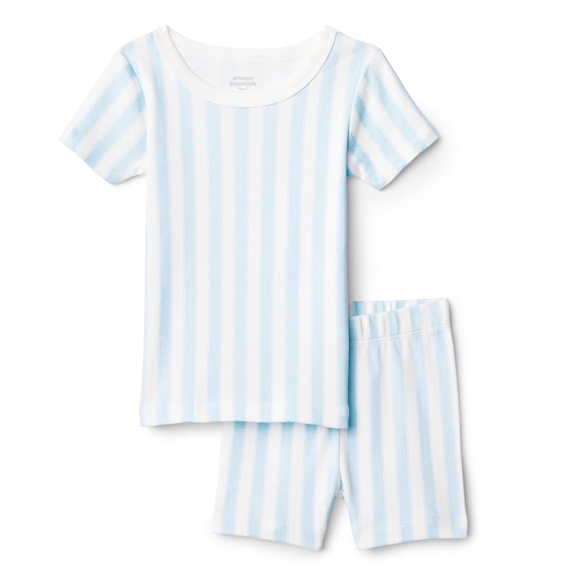 Amazon Essentials x Sofia Grainge Set Pigiama Estivo a Maniche Corte Mommy And Me Amazon Essentials x Sofia Grainge Set Pigiama Estivo a Maniche Corte Mommy And Me