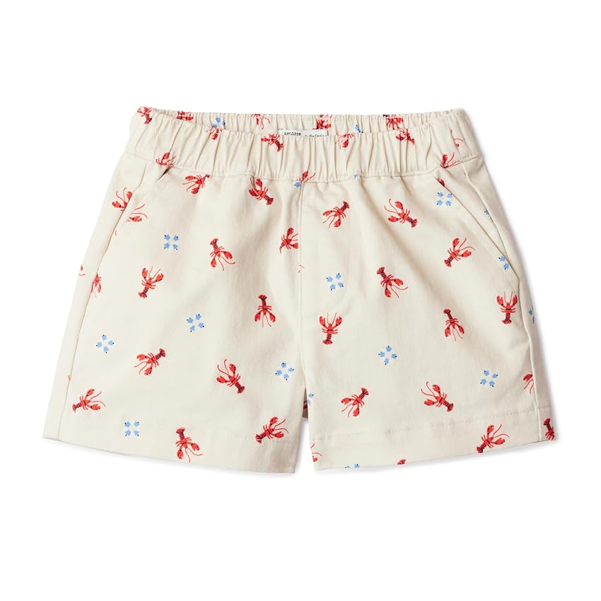Amazon Essentials x Sofia Grainge Pantaloncini Pull-On in Twill di Cotone Unisex Amazon Essentials x Sofia Grainge Pantaloncini Pull-On in Twill di Cotone Unisex