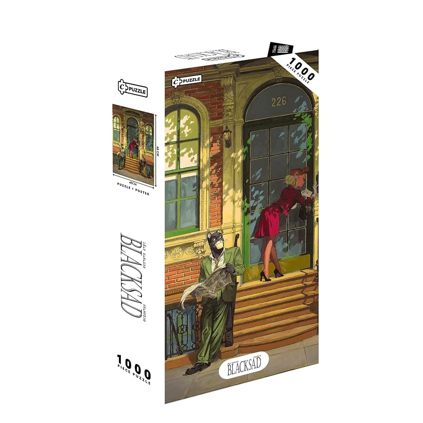 Plastoy Blacksad Puzzle da 1000 pezzi - Poster incluso Plastoy Blacksad Puzzle da 1000 pezzi - Poster incluso