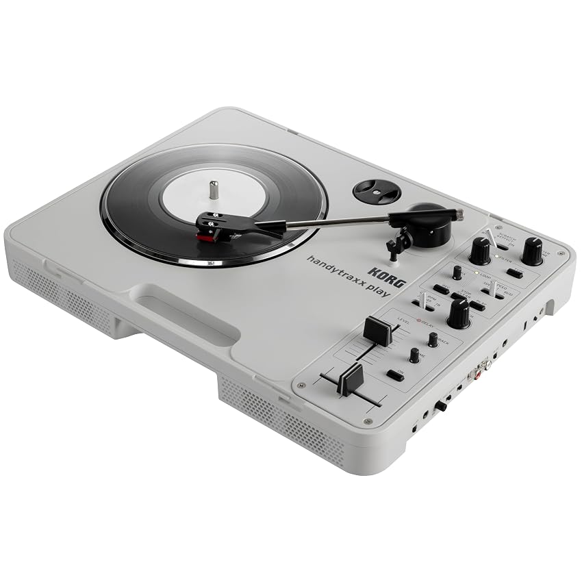 Korg - handytraxx play - Giradischi Portatile per DJ con Altoparlante ed Effetti Digitali Korg - handytraxx play - Giradischi Portatile per DJ con Altoparlante ed Effetti Digitali