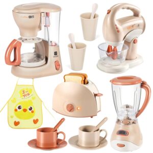 Set elettrodomestico da cucina bimbi con accessori e macchina del caffe