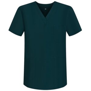 MISEMIYA - Abbigliamento Lavoro Unisex Collo Picco Maniche Corte Uniforme Clinica