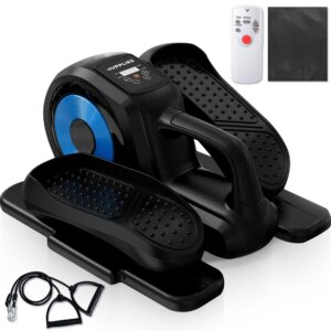 RELAXTY Mini Ellittica Elettrica per Fitness a Casa - Pedale Elettrico con Telecomando e 12 Velocità