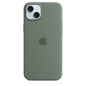 Apple Custodia MagSafe in silicone per iPhone 15 Plus - Cipresso ​​​​​​​