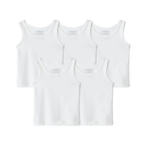Amazon Essentials Canottiera Intima in Jersey di Cotone Bambine e ragazze
