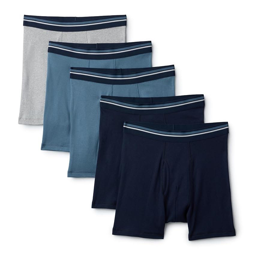 Amazon Essentials Boxer Aderenti in Cotone Traspirante Amazon Essentials Boxer Aderenti in Cotone Traspirante