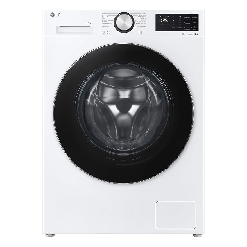 LG F2NX50S8TLC Lavatrice 8 kg Slim Classe A -30% LG F2NX50S8TLC Lavatrice 8 kg Slim Classe A -30%