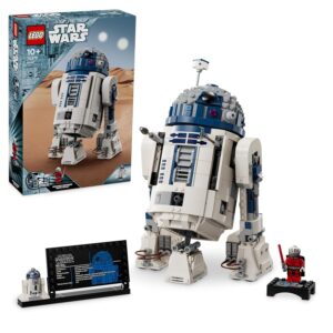 LEGO Star Wars 75379 R2-D2 - Giocattolo da Costruire - Figura di Droide da Esposizione con Testa Rotante