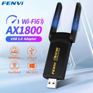 FENVI 1800Mbps WiFi 6 adattatore USB Dual Band 2.4G/5Ghz ricevitore WiFi Wireless