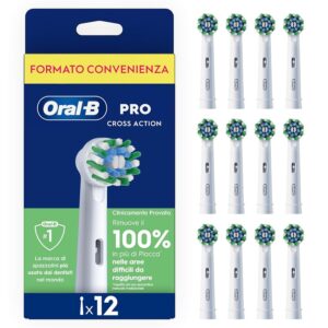 Oral-B Testina Di Ricambio PRO Cross Action Bianca