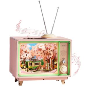 Rolife Puzzle 3D Anime Sakura Tram Decor TV