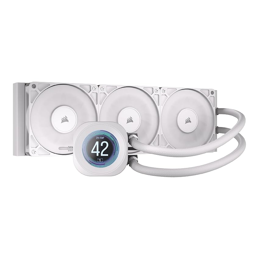 CORSAIR NAUTILUS 360 RS LCD Dissipatore a Liquido per CPU – Bianco CORSAIR NAUTILUS 360 RS LCD Dissipatore a Liquido per CPU – Bianco