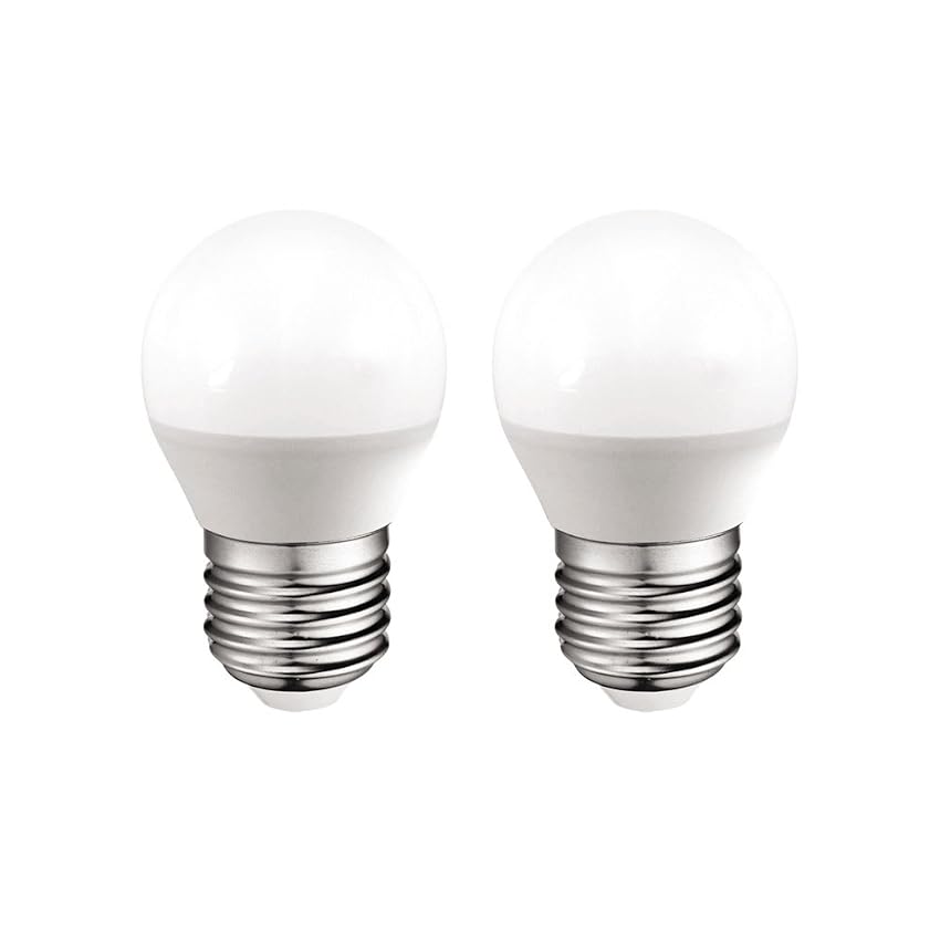 Pack 2 X Lampadine sferiche LED E27 6 W luce neutra Pack 2 X Lampadine sferiche LED E27 6 W luce neutra