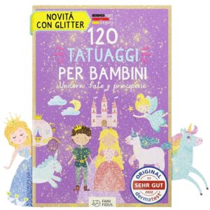 Famifidus 120 Tatuaggi per Bambini dermatologicamente OTTIMO skin