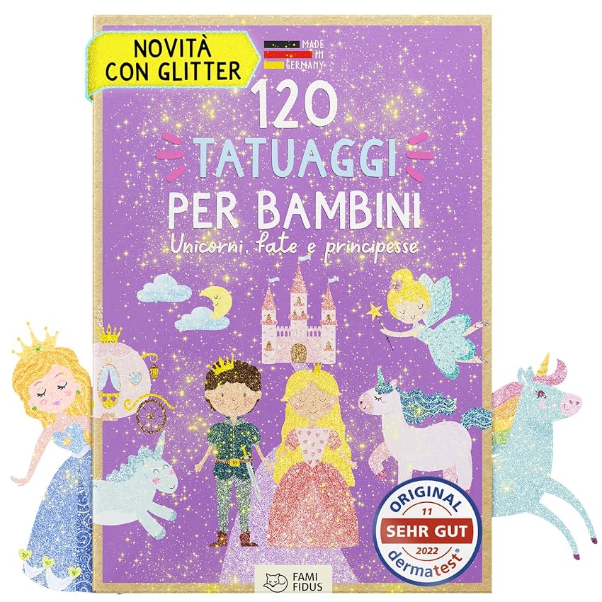 Famifidus 120 Tatuaggi per Bambini dermatologicamente OTTIMO skin Famifidus 120 Tatuaggi per Bambini dermatologicamente OTTIMO skin