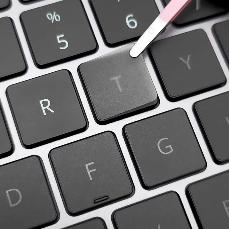 (Versione americana) Grigio traslucido Mbp Adatto per adesivi per tastiera Apple Mac Book)