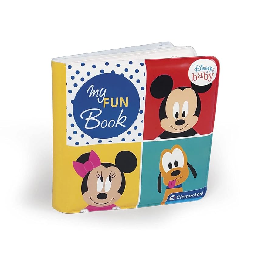 Clementoni - 17720 - Disney Baby My Fun Book - Libro Neonati
