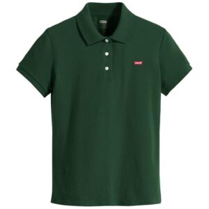 Levi's Maglietta da Donna Lse HM Polo Verde