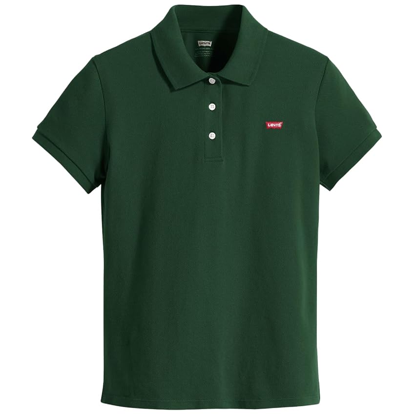 Levi's Maglietta da Donna Lse HM Polo Verde