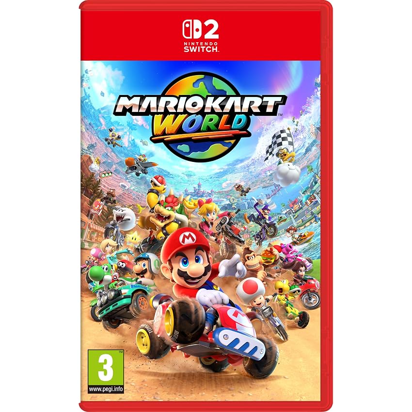 Mario Kart World - Nintendo Switch 2 - Ed. Italiana - Versione su scheda Mario Kart World - Nintendo Switch 2 - Ed. Italiana - Versione su scheda