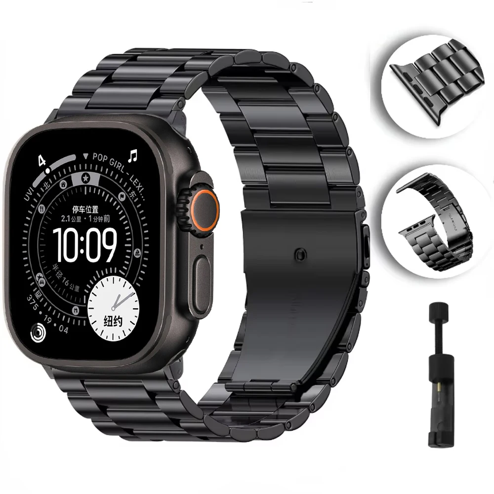 Cinturino in metallo per Apple watch 10 46mm 42mm Ultra/2 49mm 9 8 7 45mm 41mm Cinturino