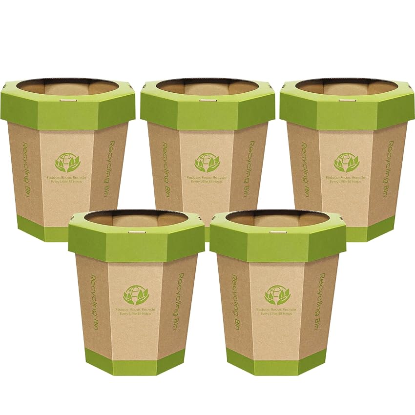 5-Pack Cestini di Cartone (12L)