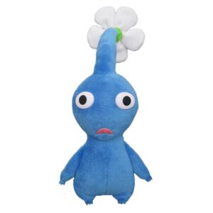 San-Ei - Pikmin Peluche Blu 17 cm - Licenza Nintendo