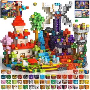 Crifeton Costruzioni Magnetiche per Bambini 330PCS 2CM 3+ Giochi Cubi