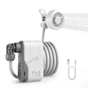FLEXTAIL MAX SHOWER - Pompa per doccia elettrica portatile IPX7 impermeabile per doccia esterna
