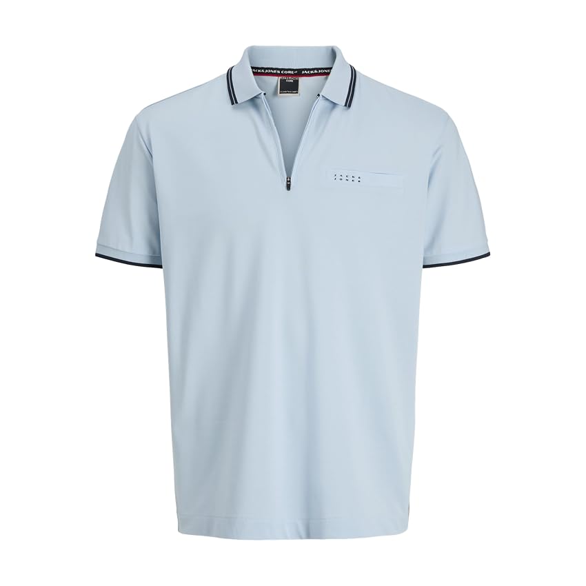 JACK & JONES Jcofusion Branding Polo Zip SS SN JACK & JONES Jcofusion Branding Polo Zip SS SN